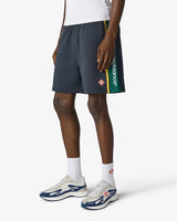 Men's White & Navy Stade Sneaker