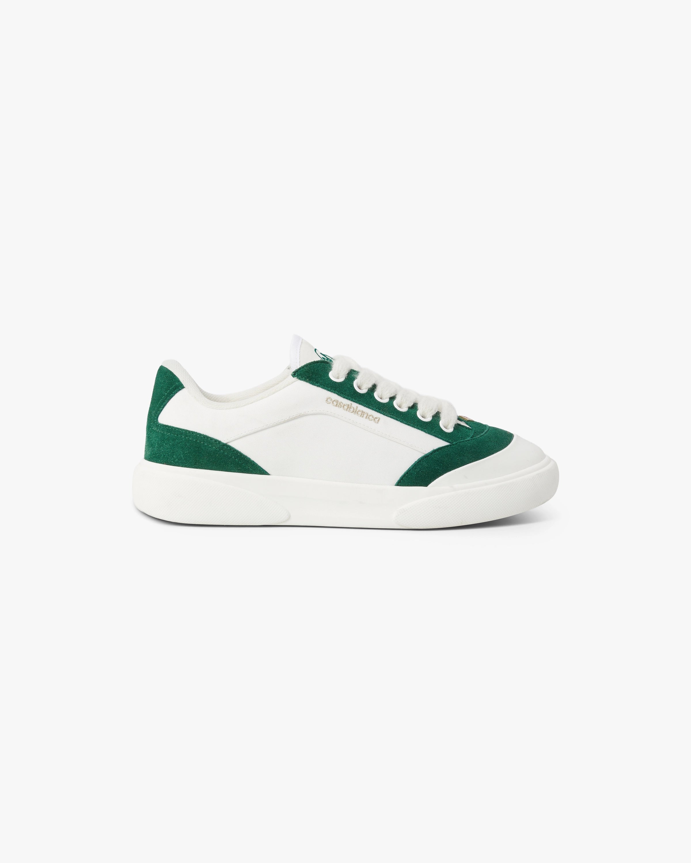 Women's White & Green Del Mar Sneaker