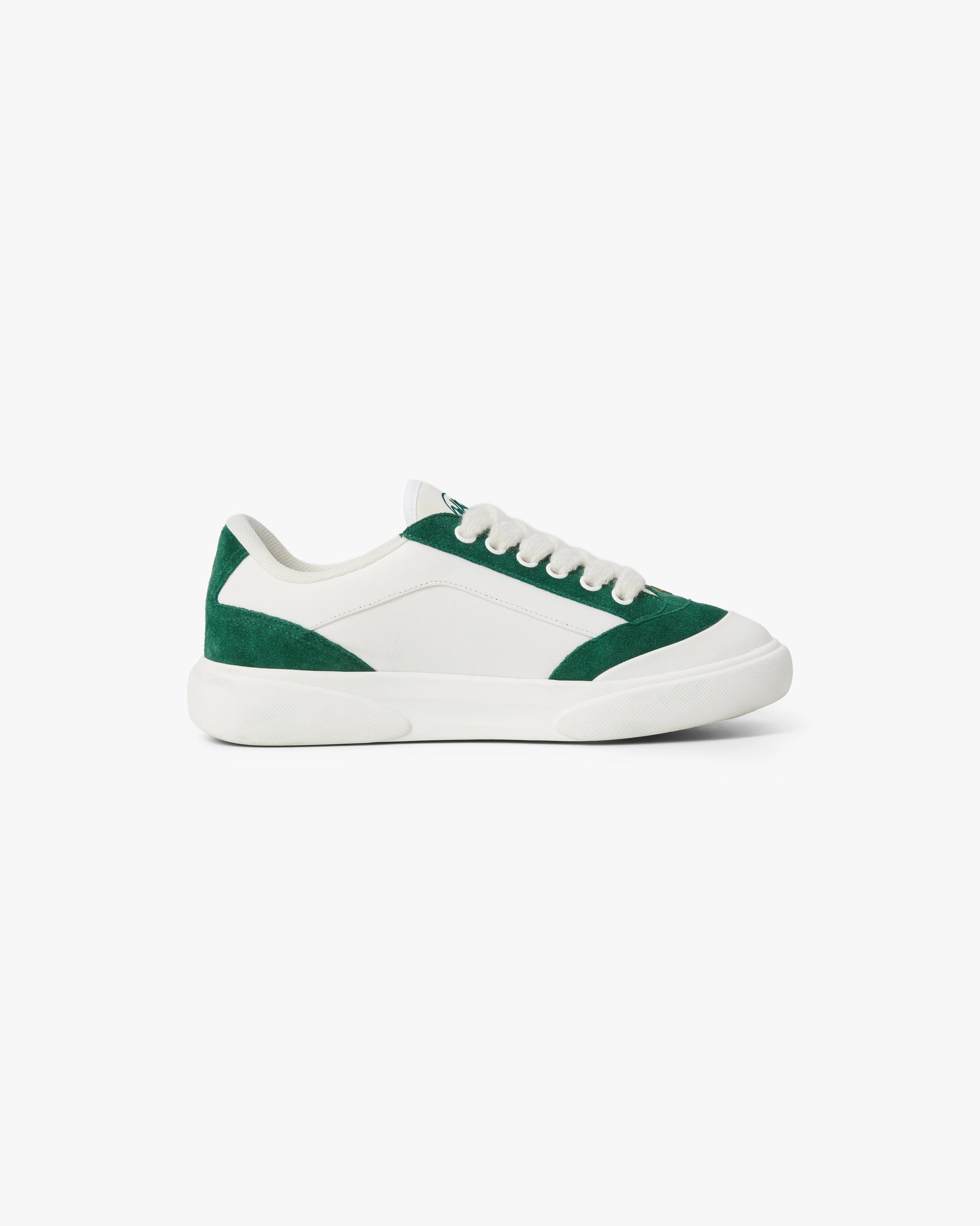 Men's White & Green Del Mar Sneaker