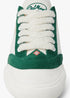 Women's White & Green Del Mar Sneaker