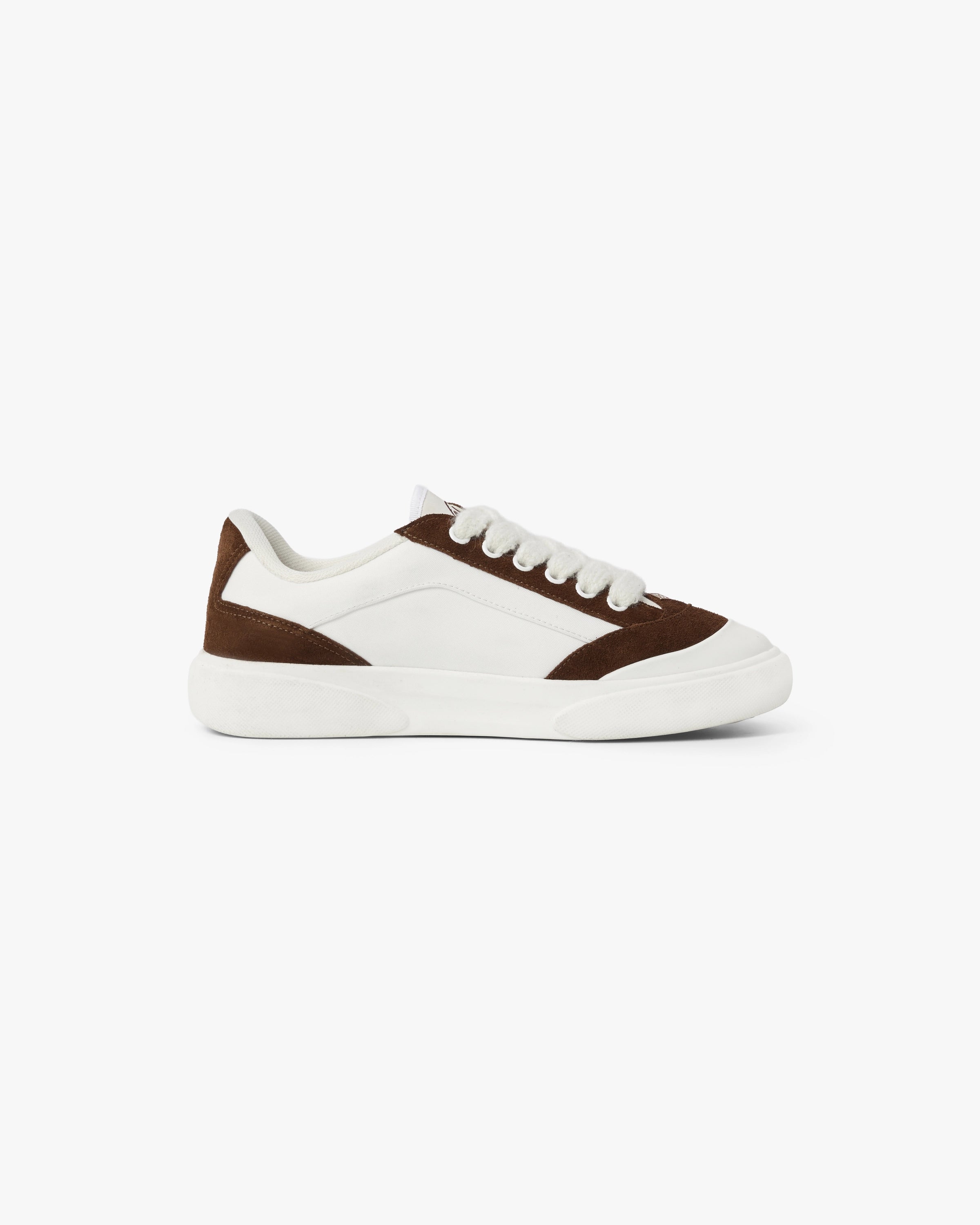 Men's White & Brown Del Mar Sneaker