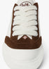 Men's White & Brown Del Mar Sneaker