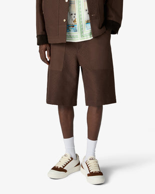 Men's White & Brown Del Mar Sneaker