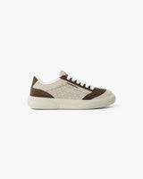 Men's Brown & Beige Monogram Del Mar Sneaker