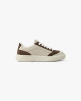 Men's Brown & Beige Monogram Del Mar Sneaker