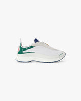 Men's White & Green Stade Zip Sneaker