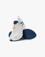 Men's White & Green Stade Zip Sneaker