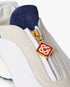 Men's White & Green Stade Zip Sneaker