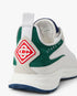 Men's White & Green Stade Zip Sneaker
