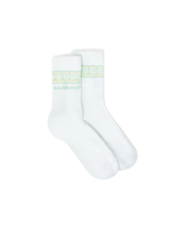 Knitted Wave Knit Sock