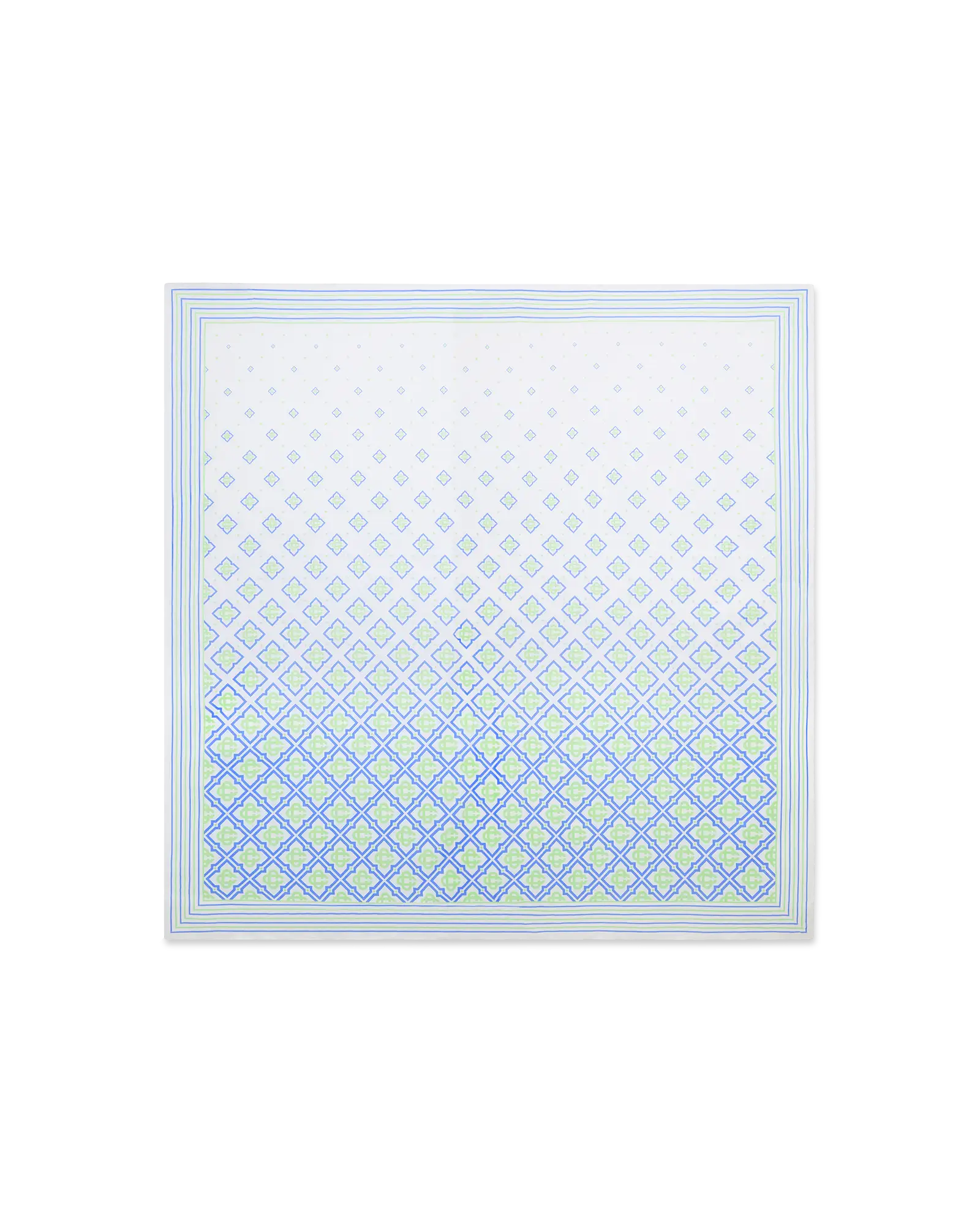 White Degrade Monogram Pareo