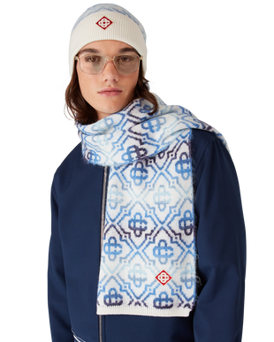 Space Dye Monogram Scarf