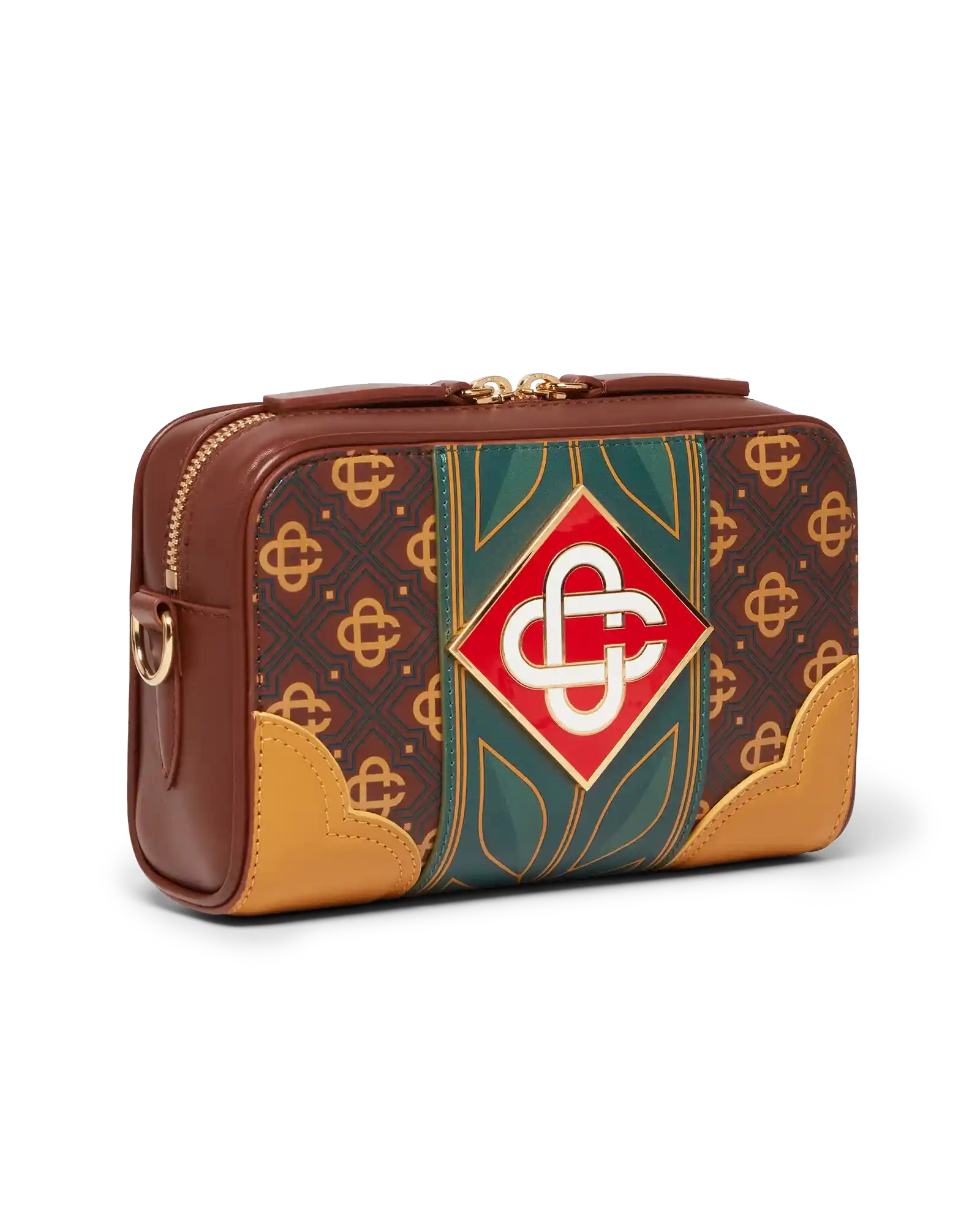 Brown Monogram Crossbody Bag