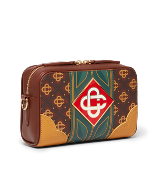 Brown Monogram Crossbody Bag