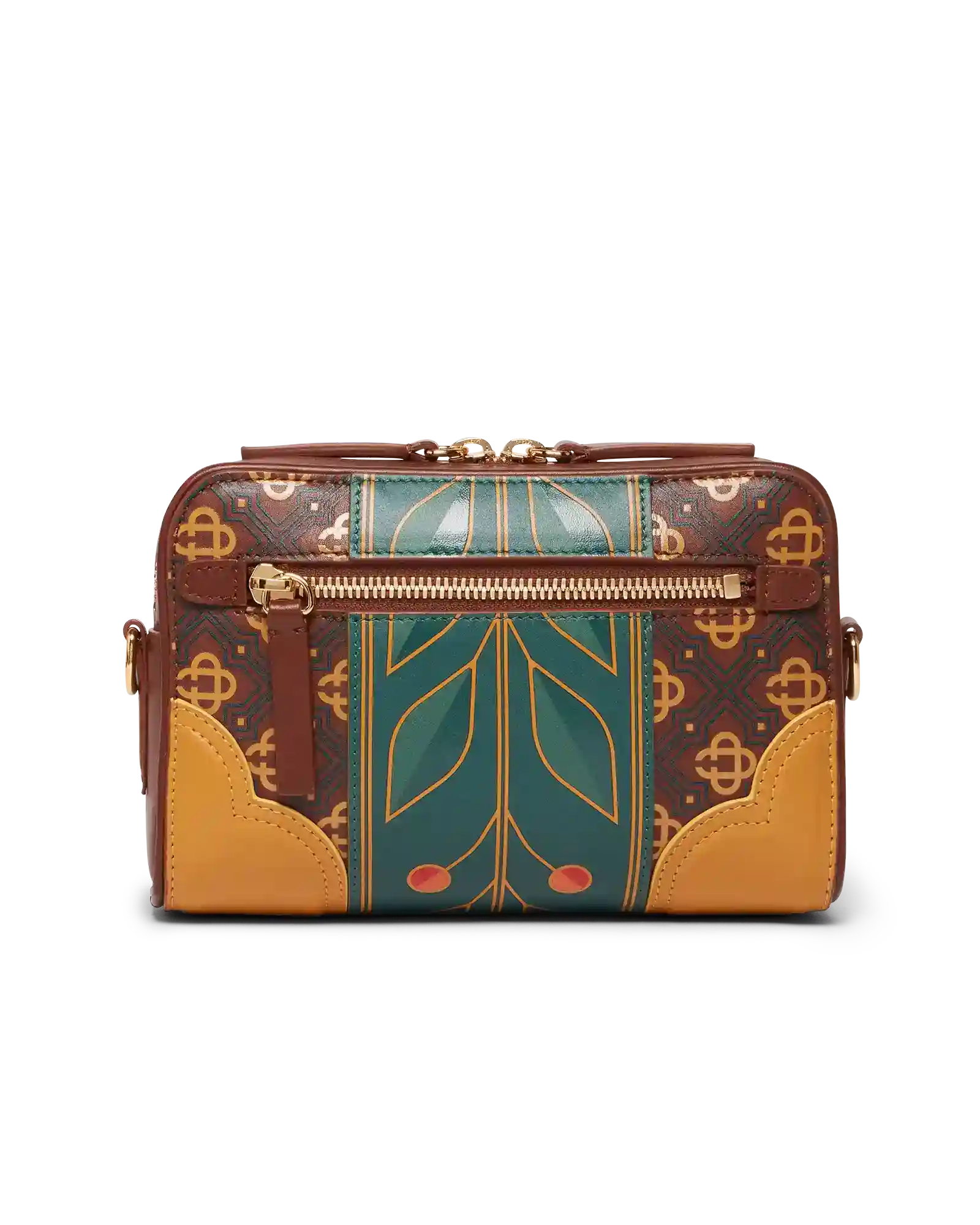 Brown Monogram Crossbody Bag