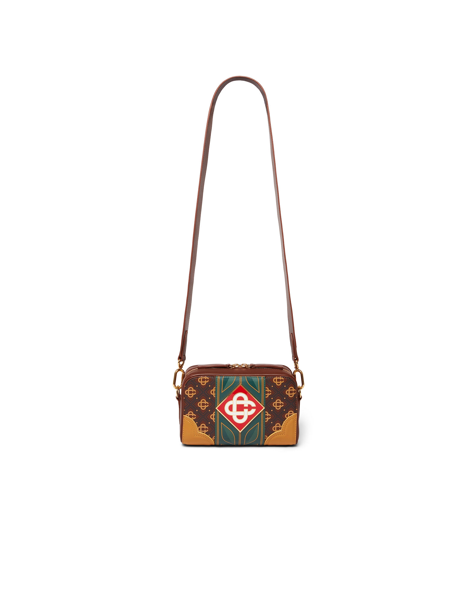 Brown Monogram Crossbody Bag