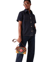 Brown Monogram Crossbody Bag