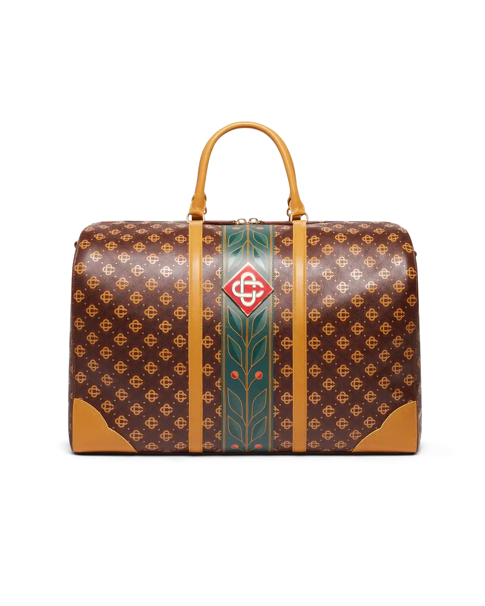 Brown Monogram Weekender