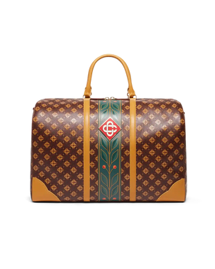 Brown Monogram Weekender