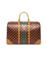 Brown Monogram Weekender