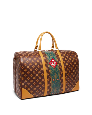 Brown Monogram Weekender