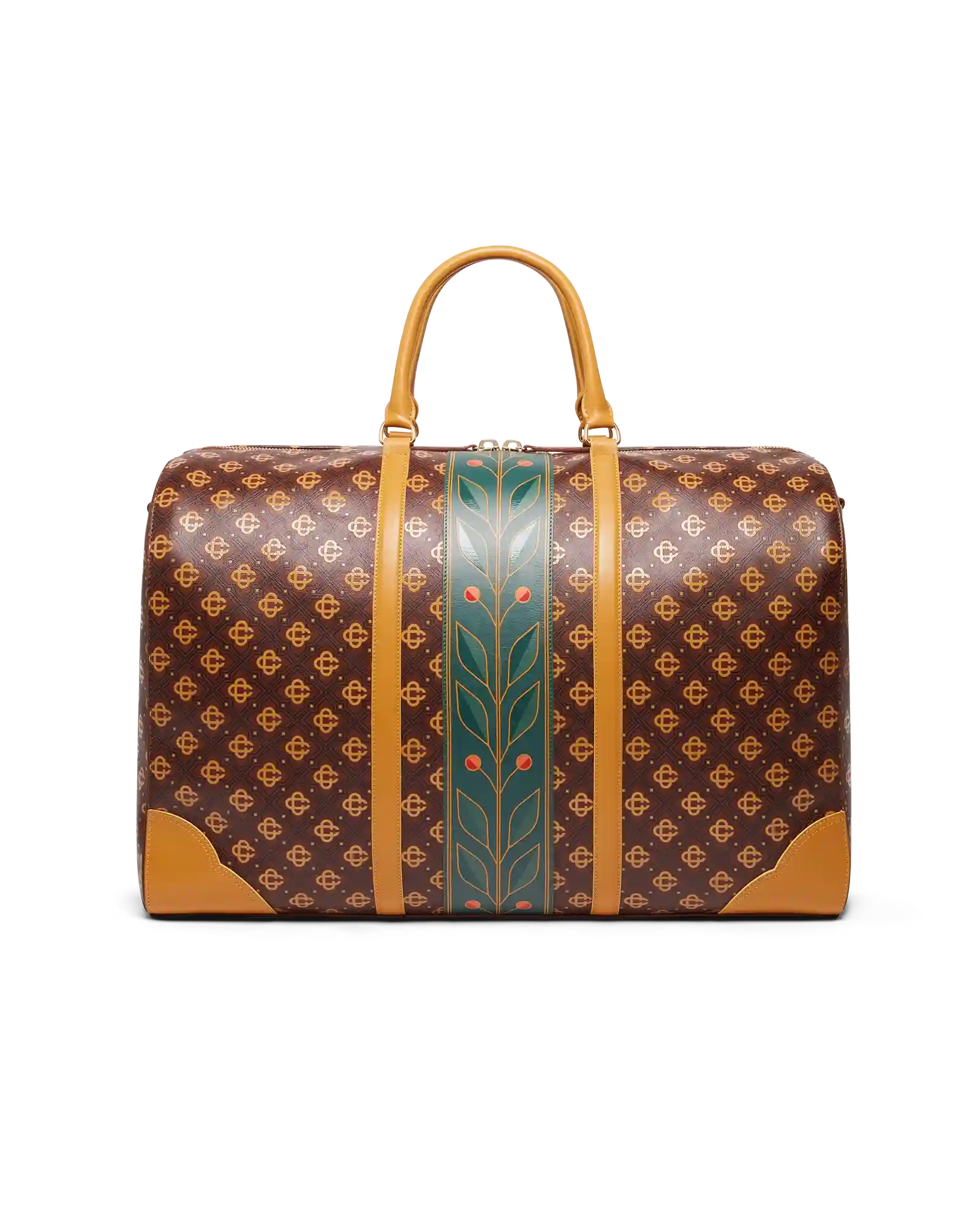 Brown Monogram Weekender