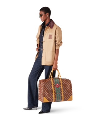 Brown Monogram Weekender