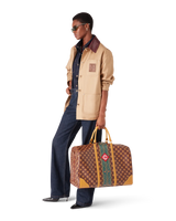 Brown Monogram Weekender