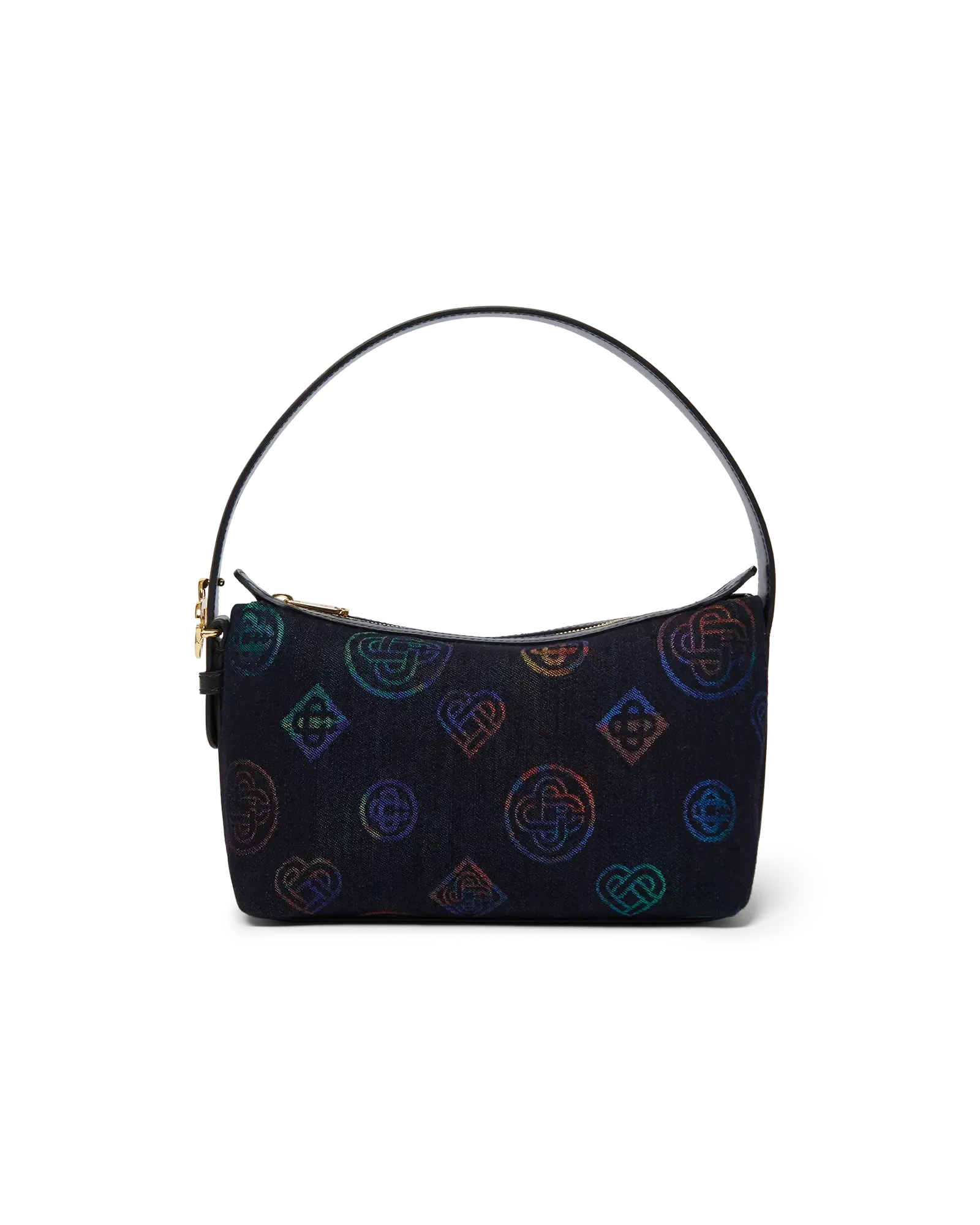 Blue Denim Heatmap Logo Bag