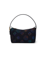 Blue Denim Heatmap Logo Bag