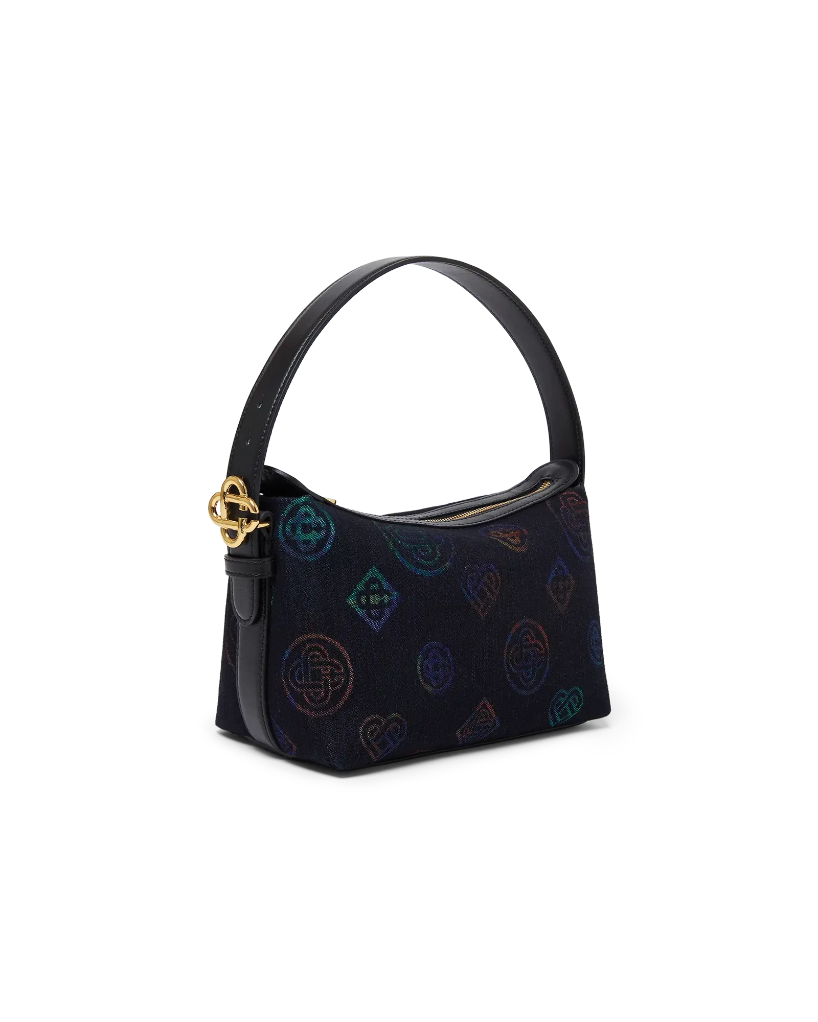 Blue Denim Heatmap Logo Bag