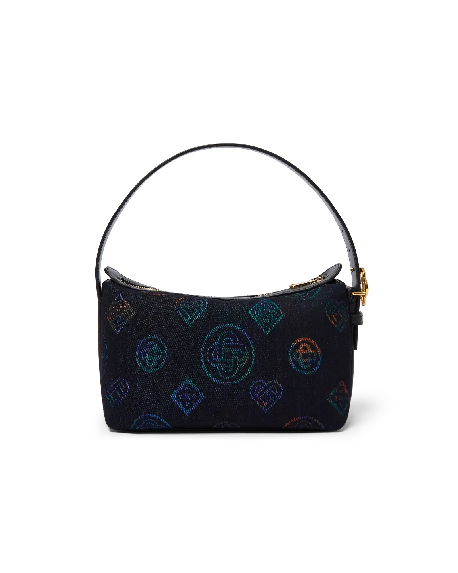 Blue Denim Heatmap Logo Bag