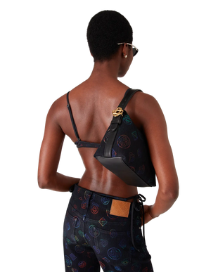 Blue Denim Heatmap Logo Bag