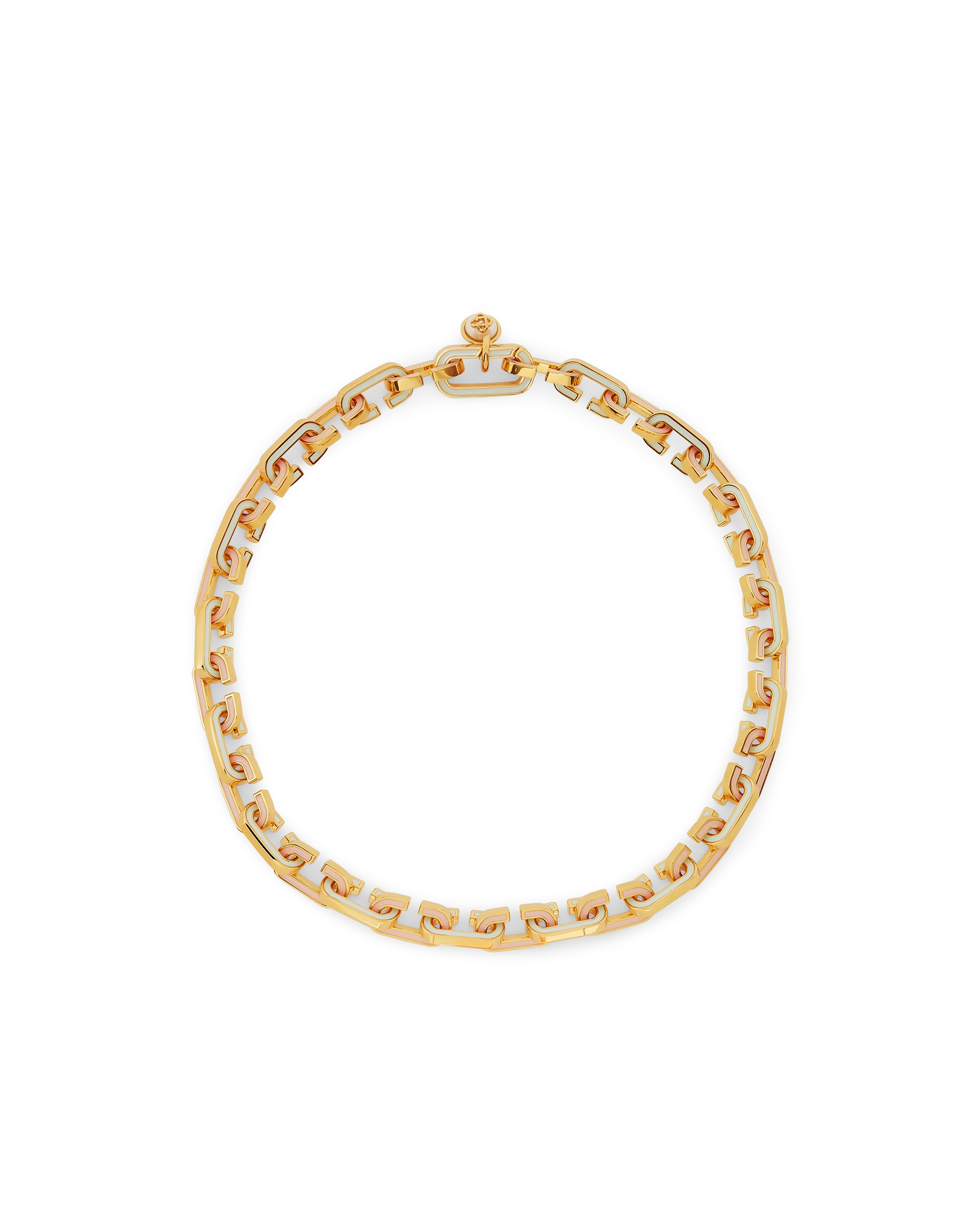 Enamel C Link Bracelet