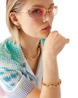 Enamel C Link Bracelet