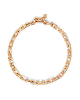 Enamel C Link Necklace