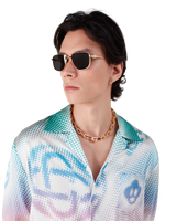 Enamel C Link Necklace