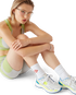 Women's Blue and Lime Stade Sneaker