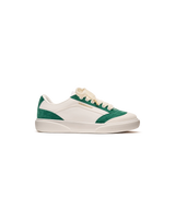 Men's White and Green Del Mar Sneaker