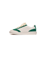 Men's White and Green Del Mar Sneaker