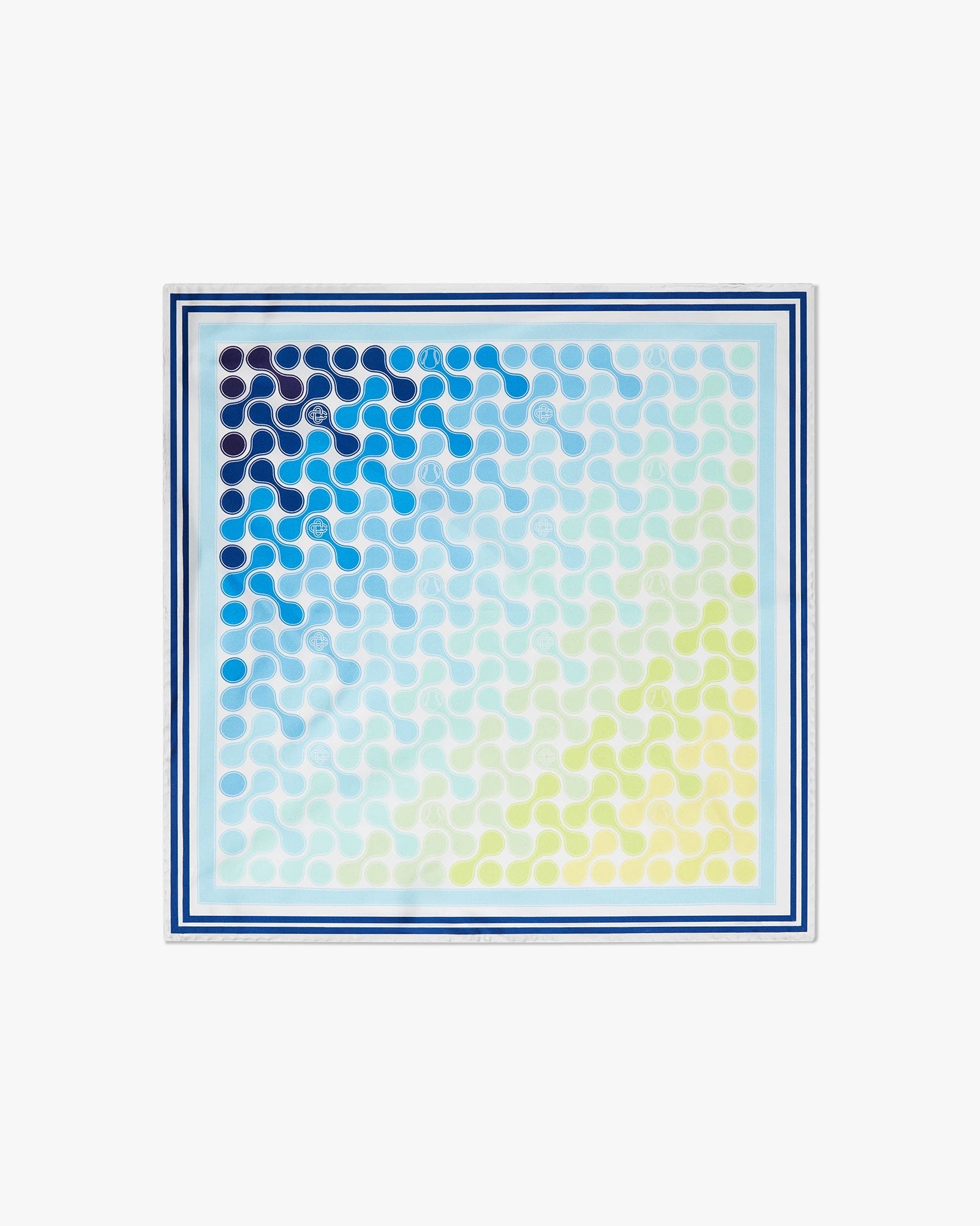 Tennis Tile Large Silk Scarf