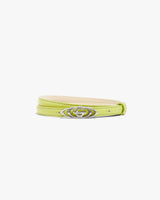 Lime Mini Warped Logo Belt