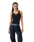 Blue Mini Warped Logo Belt