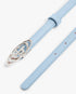 Blue Mini Warped Logo Belt