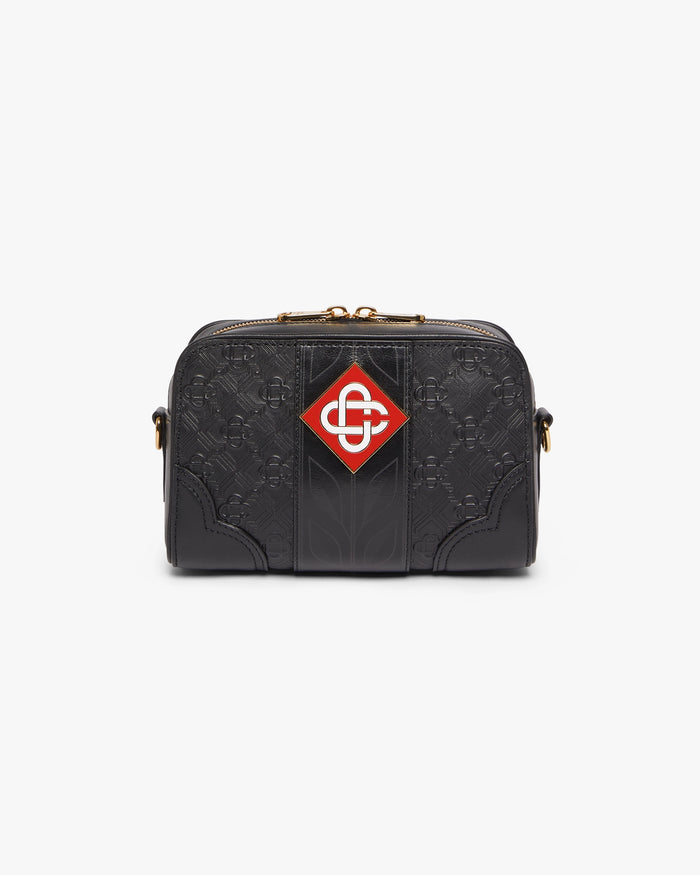 Black Monogram Crossbody Bag