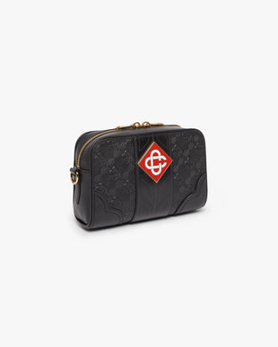 Black Monogram Crossbody Bag