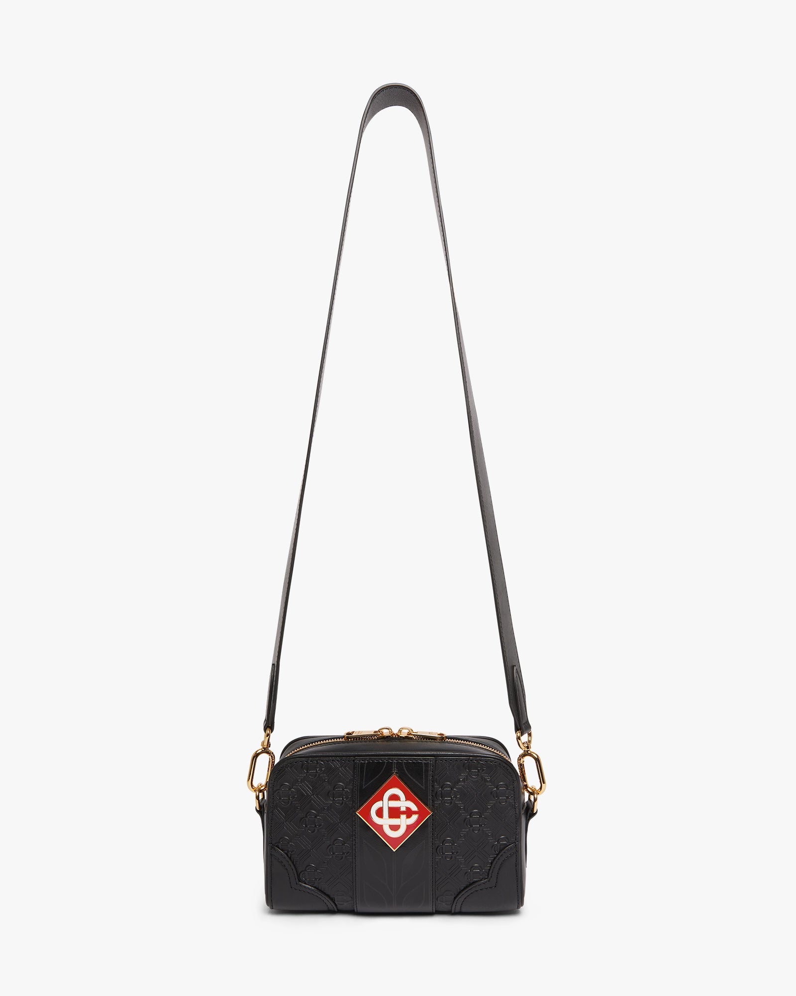 Black Monogram Crossbody Bag