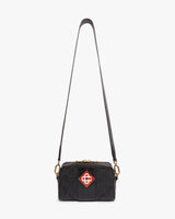 Black Monogram Crossbody Bag