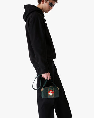 Green Monogram Crossbody Bag