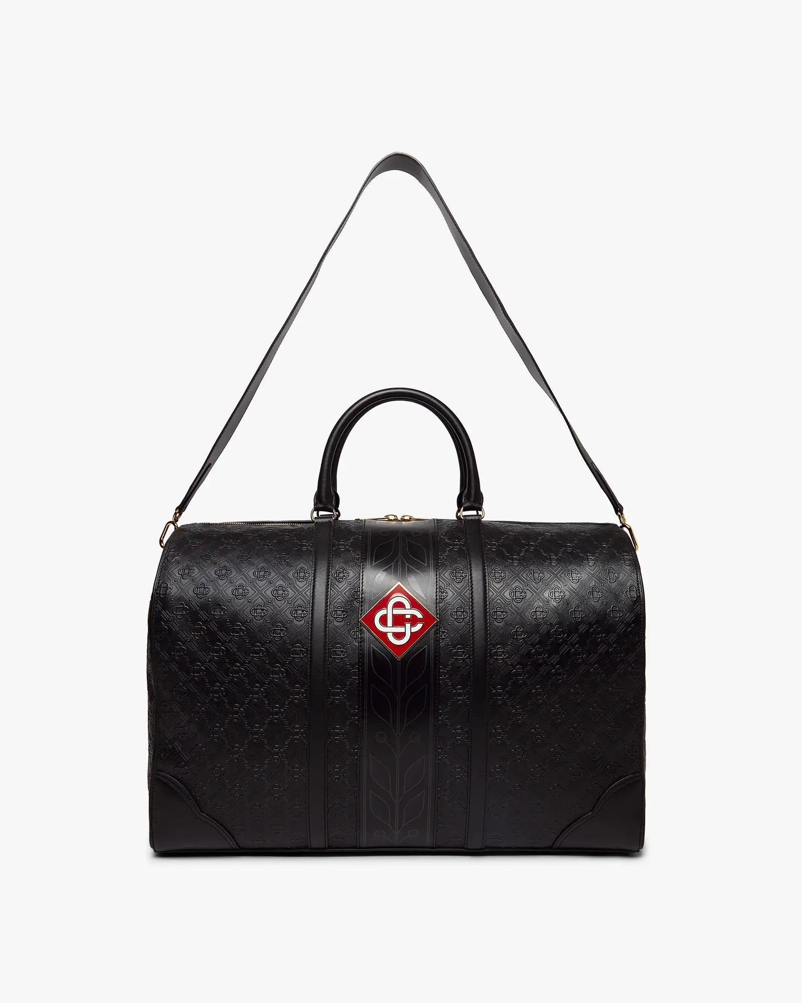 Black Monogram Weekender Bag